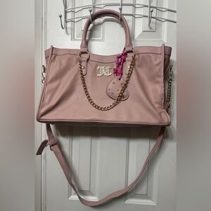 Juicy Couture Blush Tote with Gold Chain